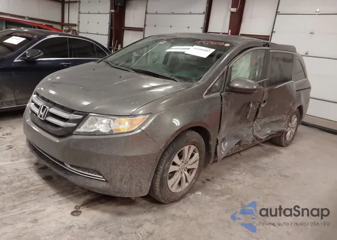 2014 Honda Odyssey Ex-L from USA, damaged, VIN 5FNRL5H68EB017352